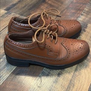Deer Stags Ace Brown Oxford shoes size 1